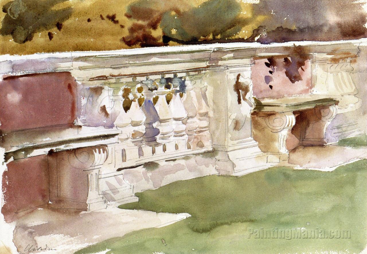 Cleveden: Balustrade from Borghese Gardens