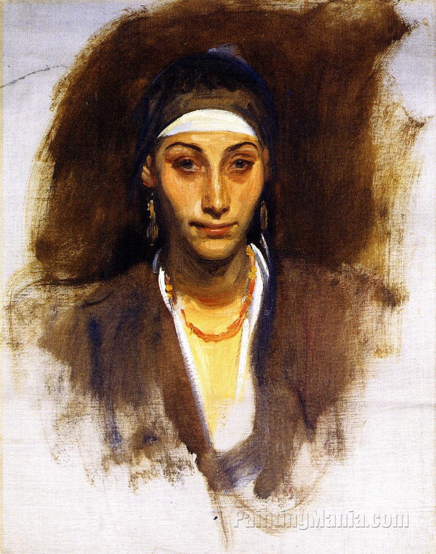 Egyptian Woman with Earrings