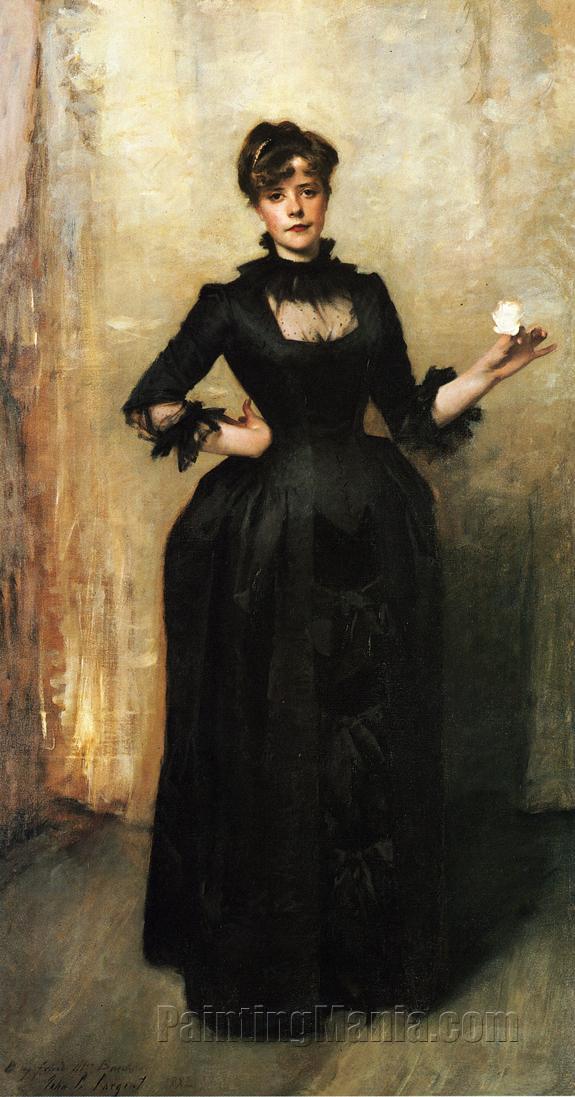 Louise Burckhardt (Lady with a Rose)