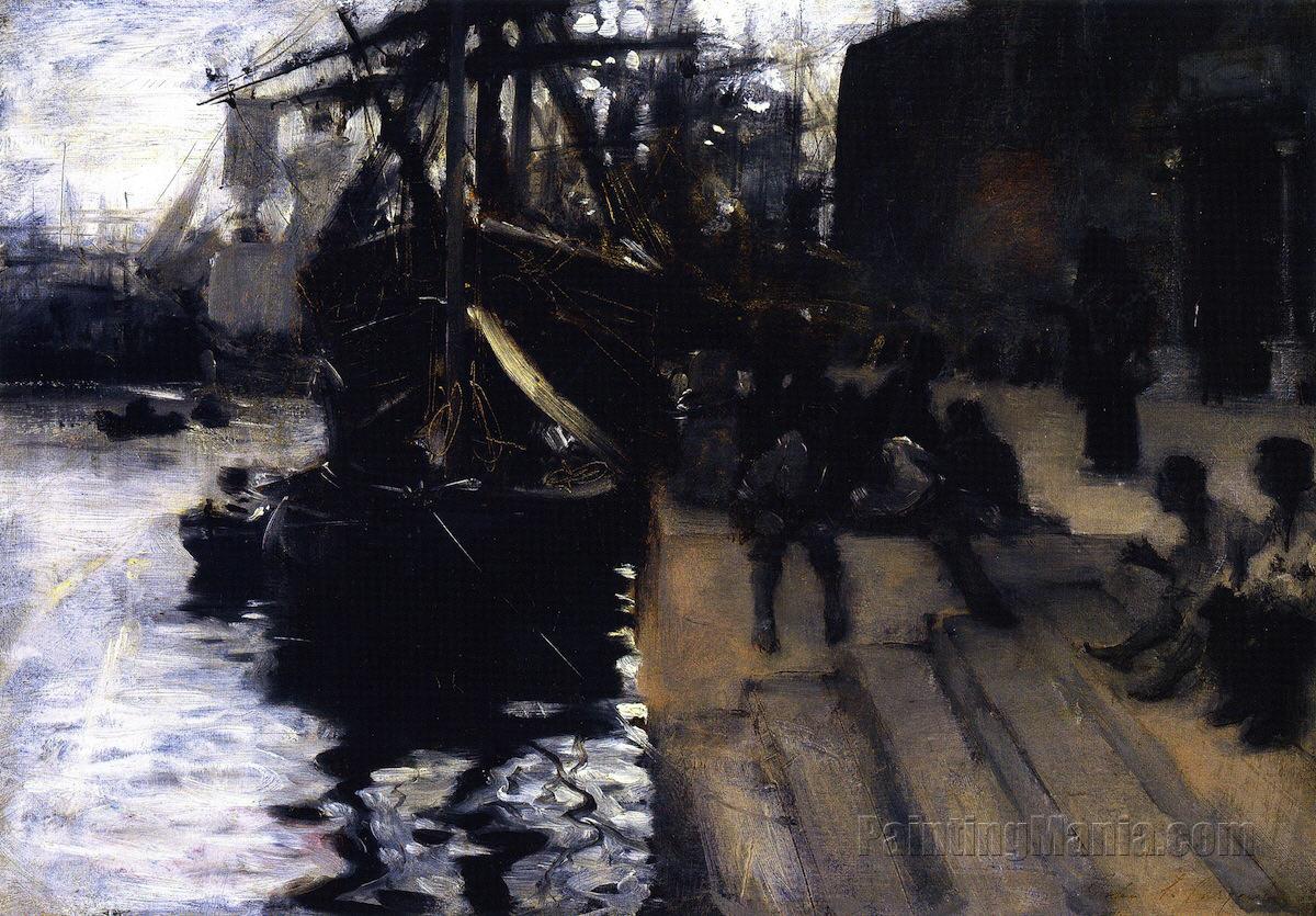 Wharf Scene (The Dock)