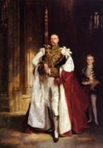 Charles Stewart. Sixth Marquess of Londonderry. Carrying the Great Sword of State at the Coronation