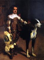 Dwarf with a Dog (after Velazquez)