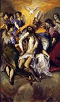 The Holy Trinity. after El Greco