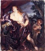 The Penitent Magdalene (after Van Dyck)