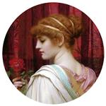 Girl with Red Rose