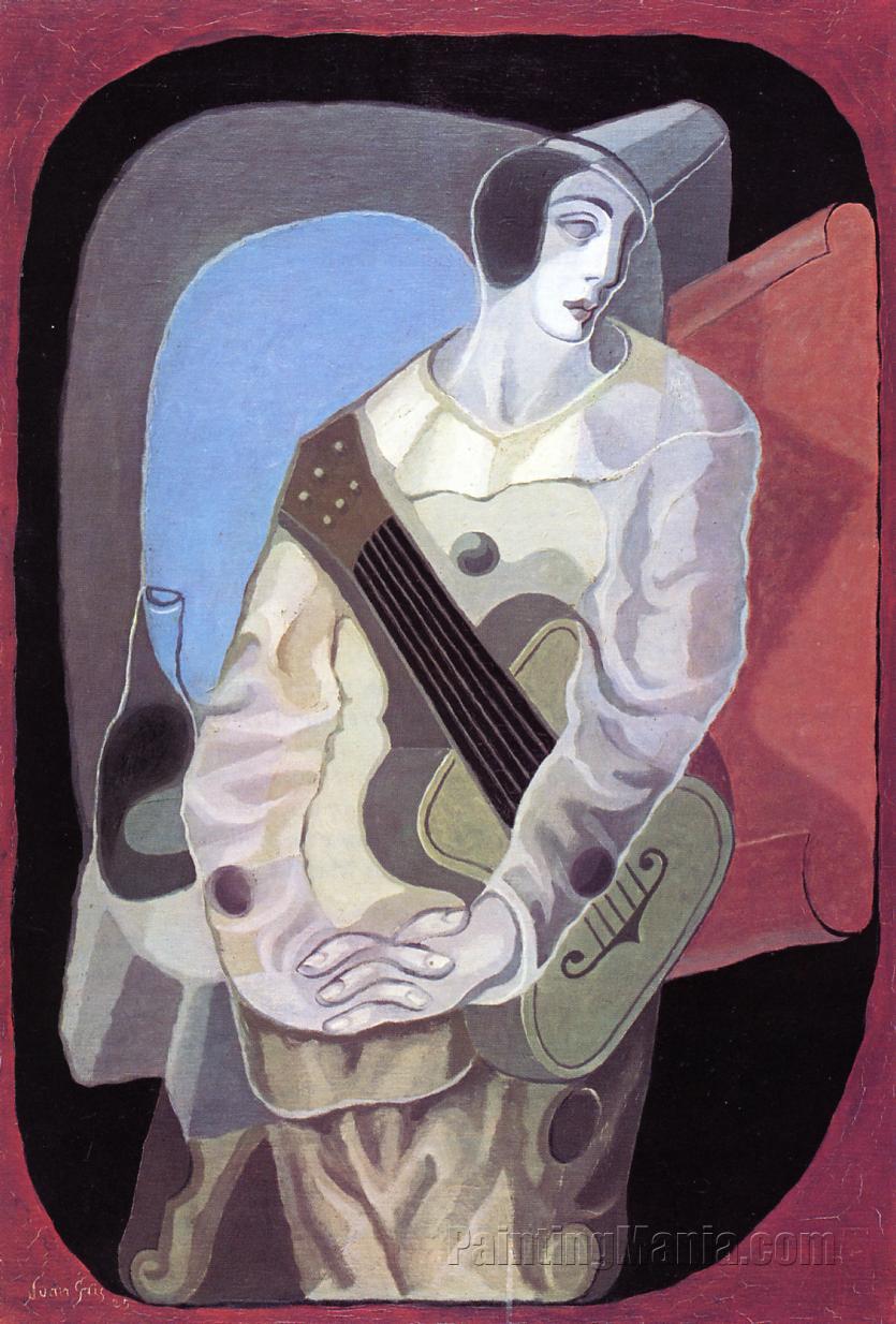 Pierrot with Guitar