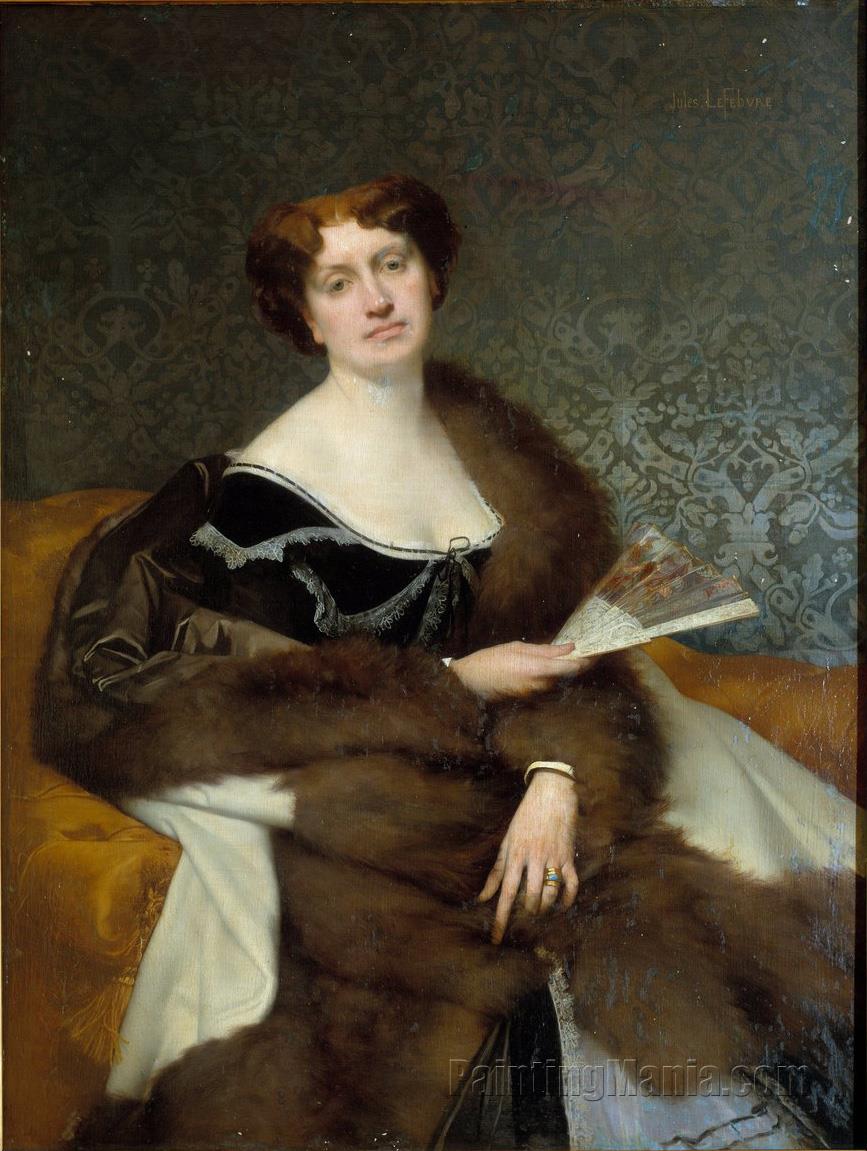 Portrait of Madame Alexandre Dumas Son nee Nadia Knorring