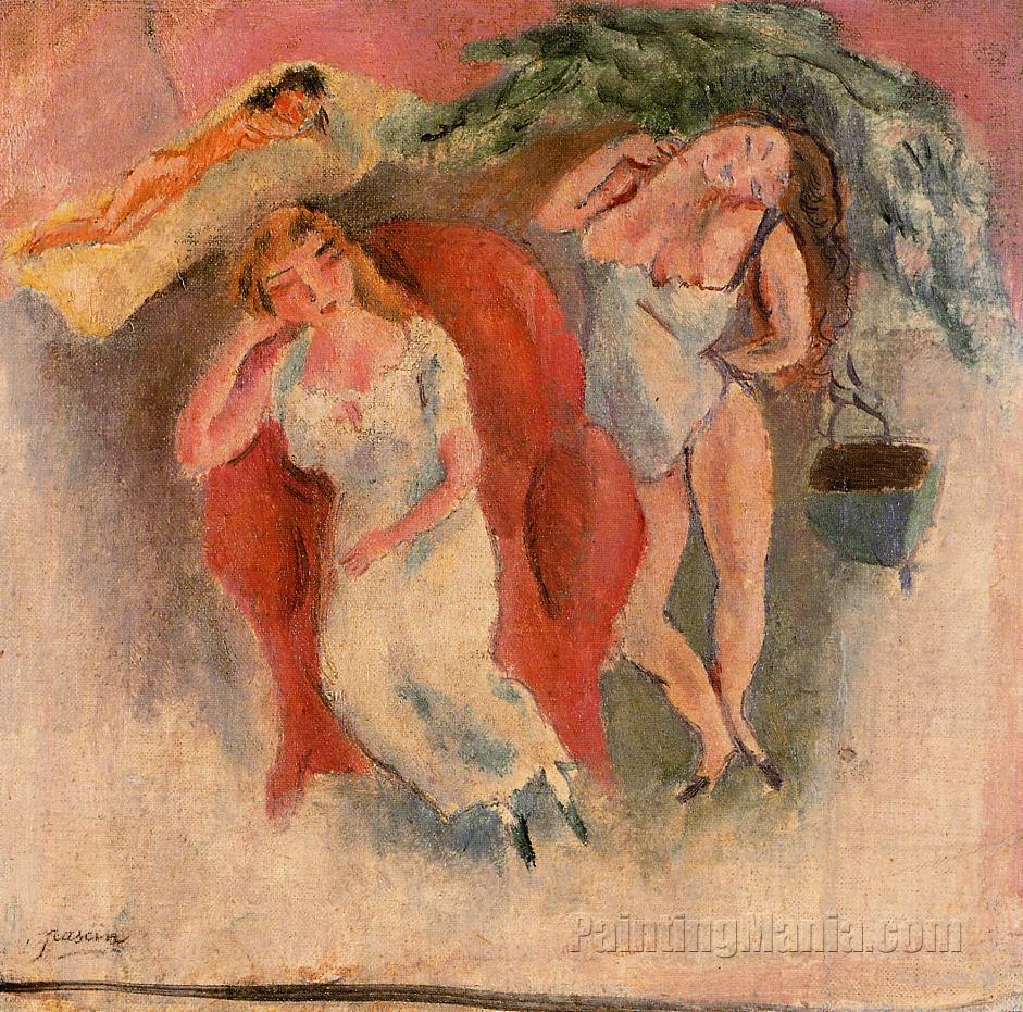 Composition with Three Women