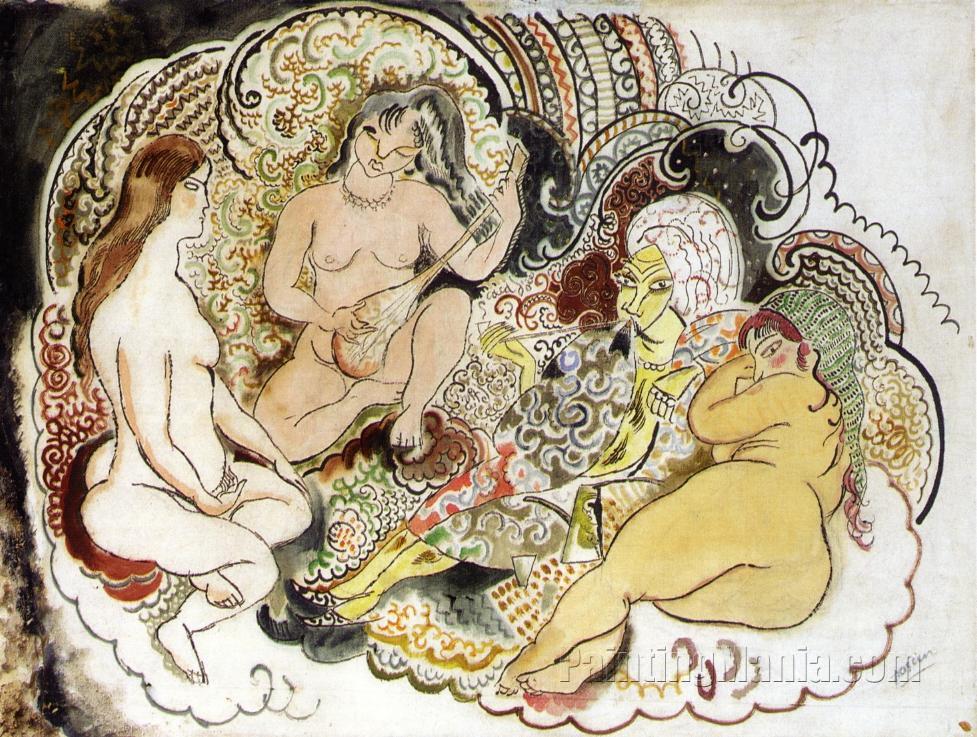 An Oriental and His Women