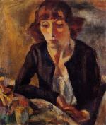 Portrait of Hermine David 1918