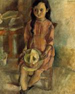 Seated Young Girl (Little Girl with a Hat)