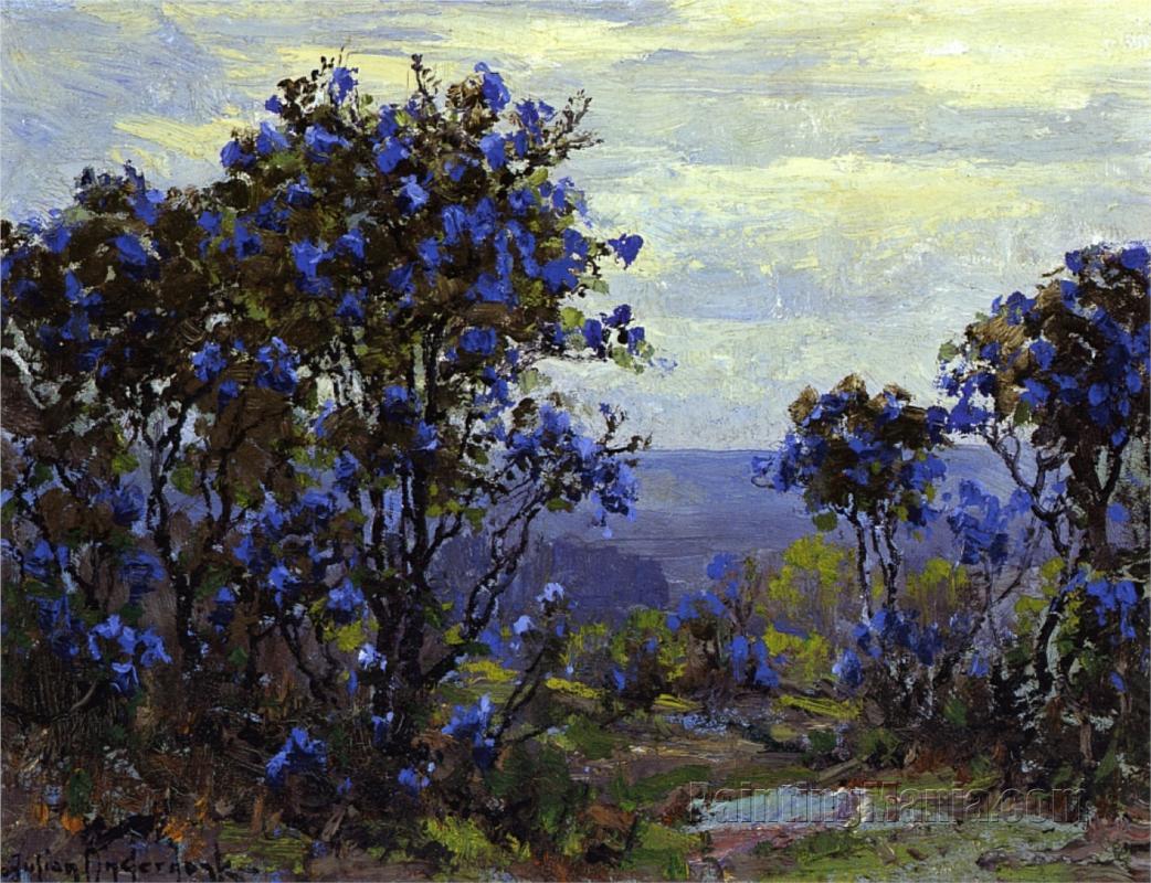 Mountain Laurel In Bloom Julian Onderdonk Paintings