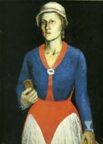 Portrait of Artist's Wife N.A. Malevich