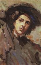 Portrait of Nadezhda Komarovskaya