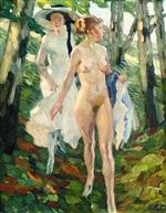 Two Girls in the Woods
