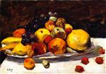 Still Life with Fruit on a White Table