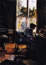 Woman at a Desk (At the Desk)