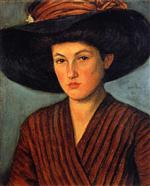 Young Lady with a Large Hat