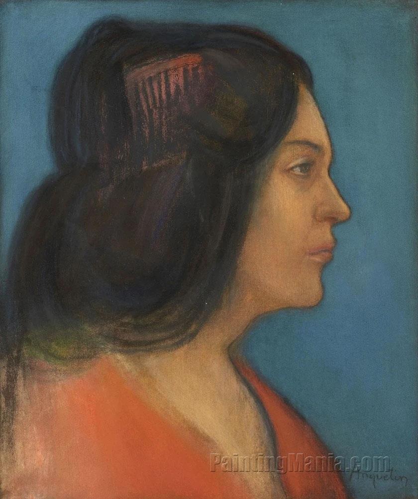 Woman with a Comb (Presumed Portrait of Madame Valette)