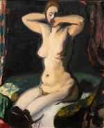Nude with Blue Stockings (Portrait of Mathilde Richard)
