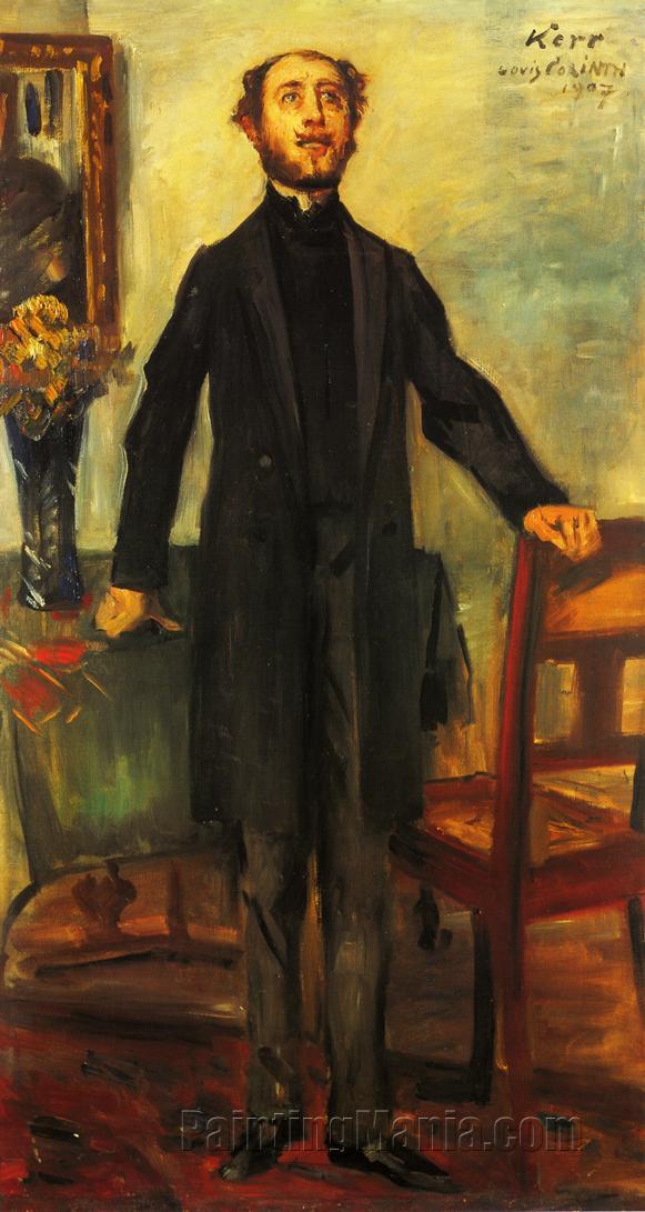 Portrait of Alfred Kerr