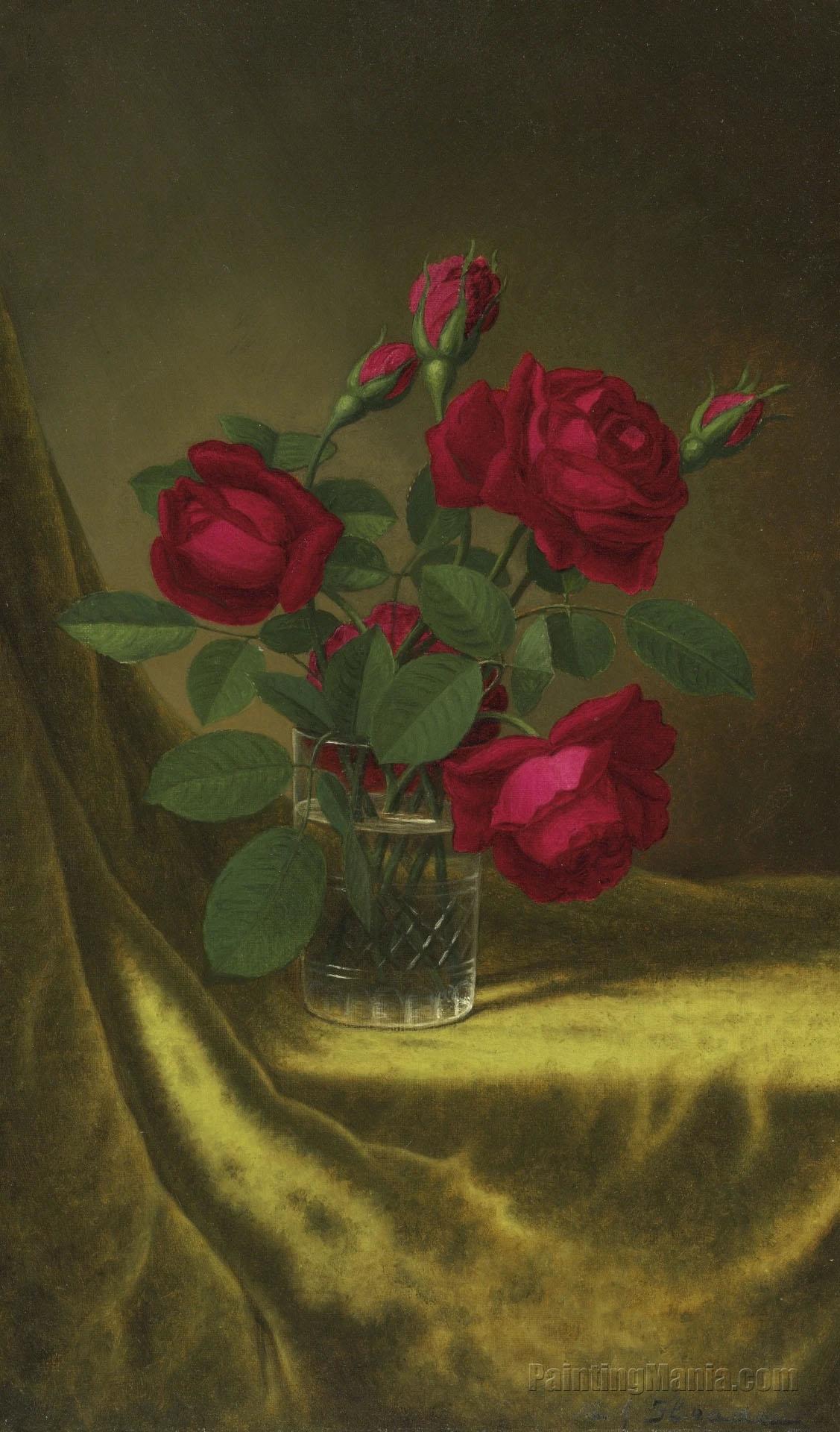 Still Life with Flowers: Red Roses