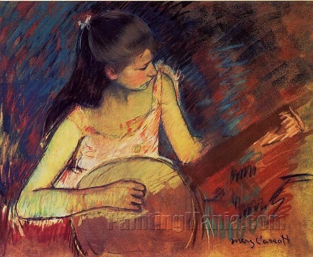 Girl with a Banjo