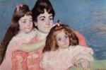 Portrait of Madame A. F. Aude and Her Two Daughters