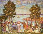 The Holiday (Figures by the Sea or Promenade by the Sea)