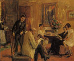 The Artist Sketching in the Circle of His Family