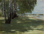 The Artist's Garden in Wannsee: Birch Trees by the Lake
