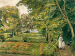The Artist's Granddaughter with her Governess in the Wannsee Garden