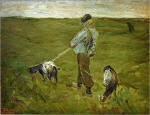 Boy with Goats