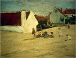 Children Playing in Village