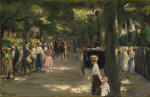 The Grosse Seestrasse in Wannsee with Strollers 1921