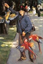 Parrot Caretaker in Artis Sun