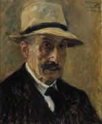 Self Portrait in a Straw Hat