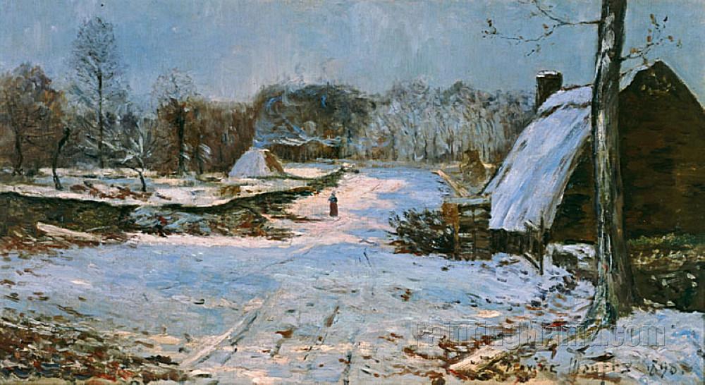 Cottages in the Snow 1891