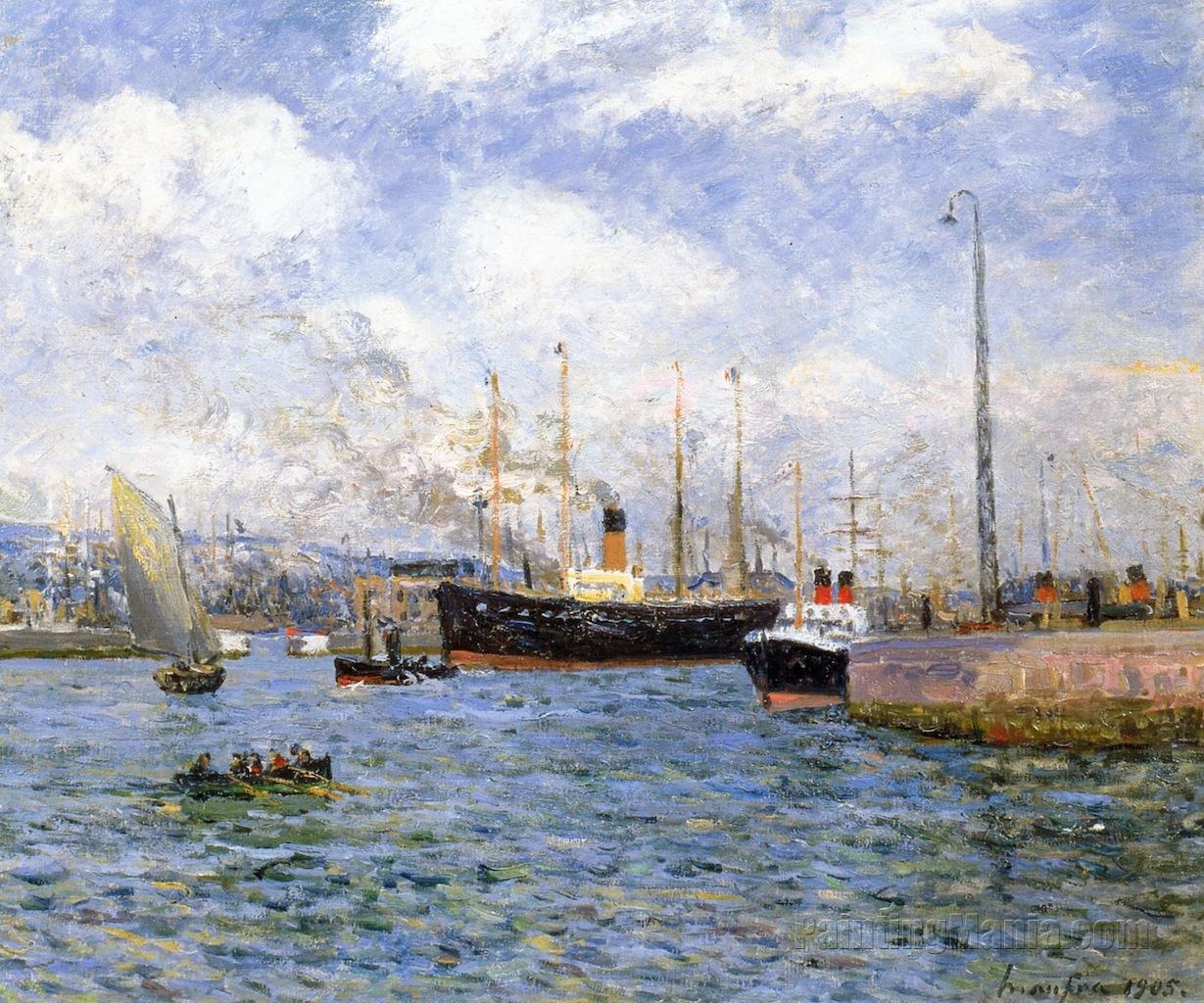Departure of a Transport at Le Havre