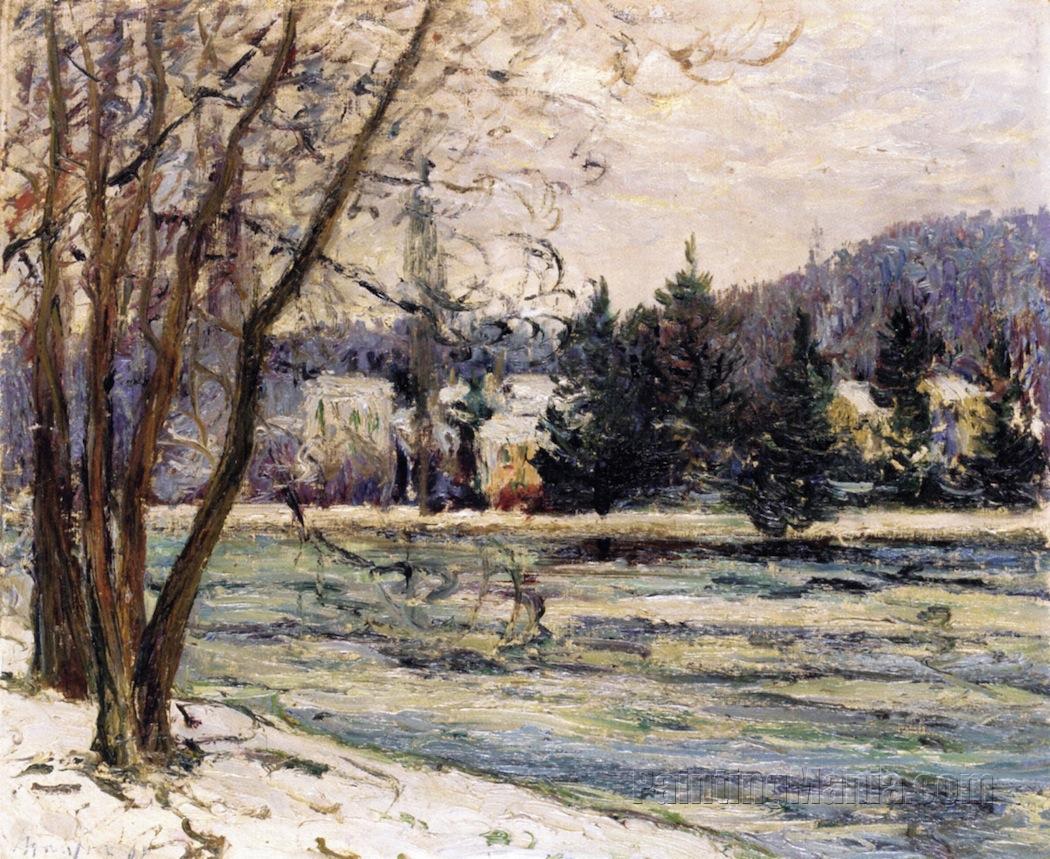 The Icy Pond, Avray