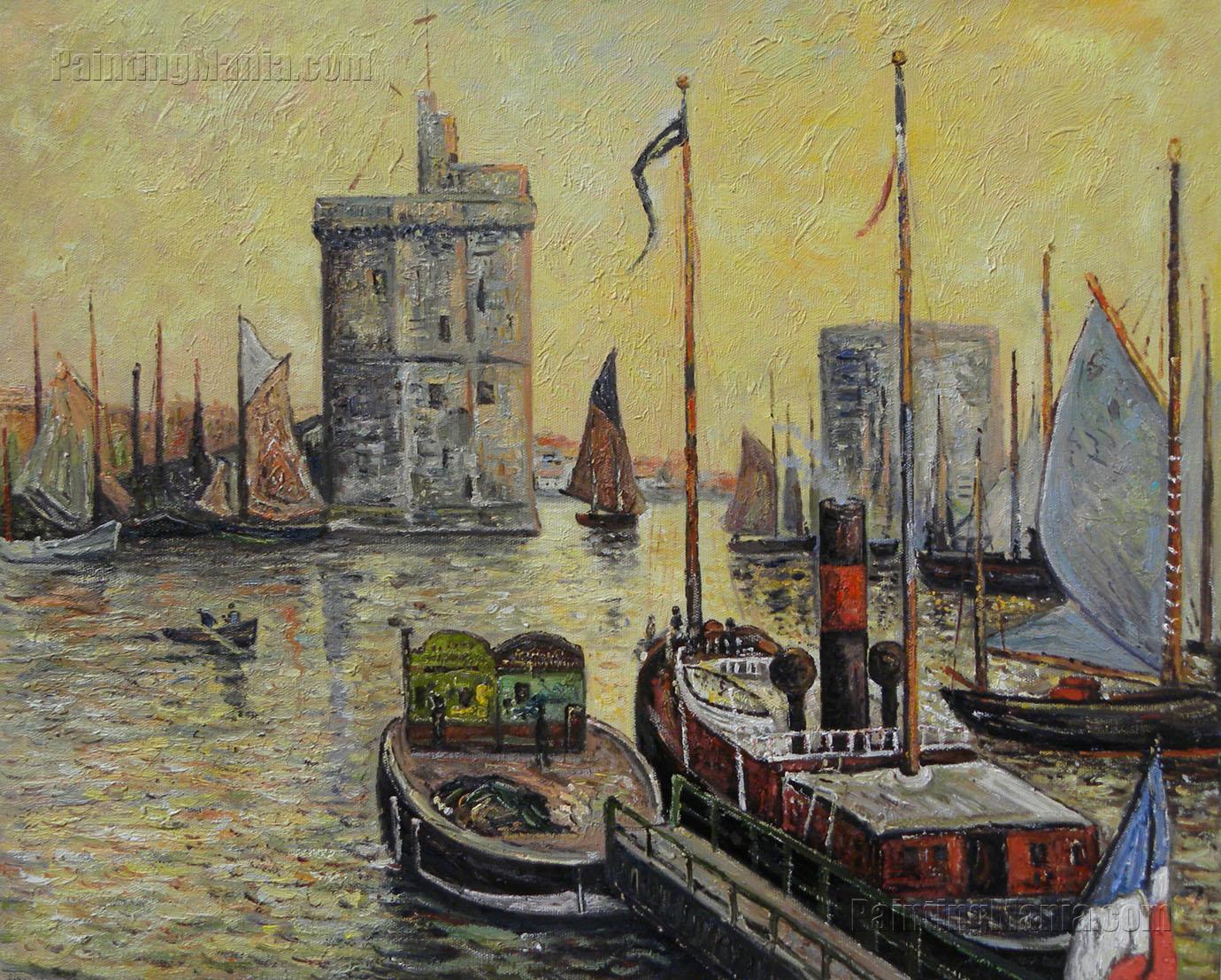 The Port of La Rochelle at Twilight