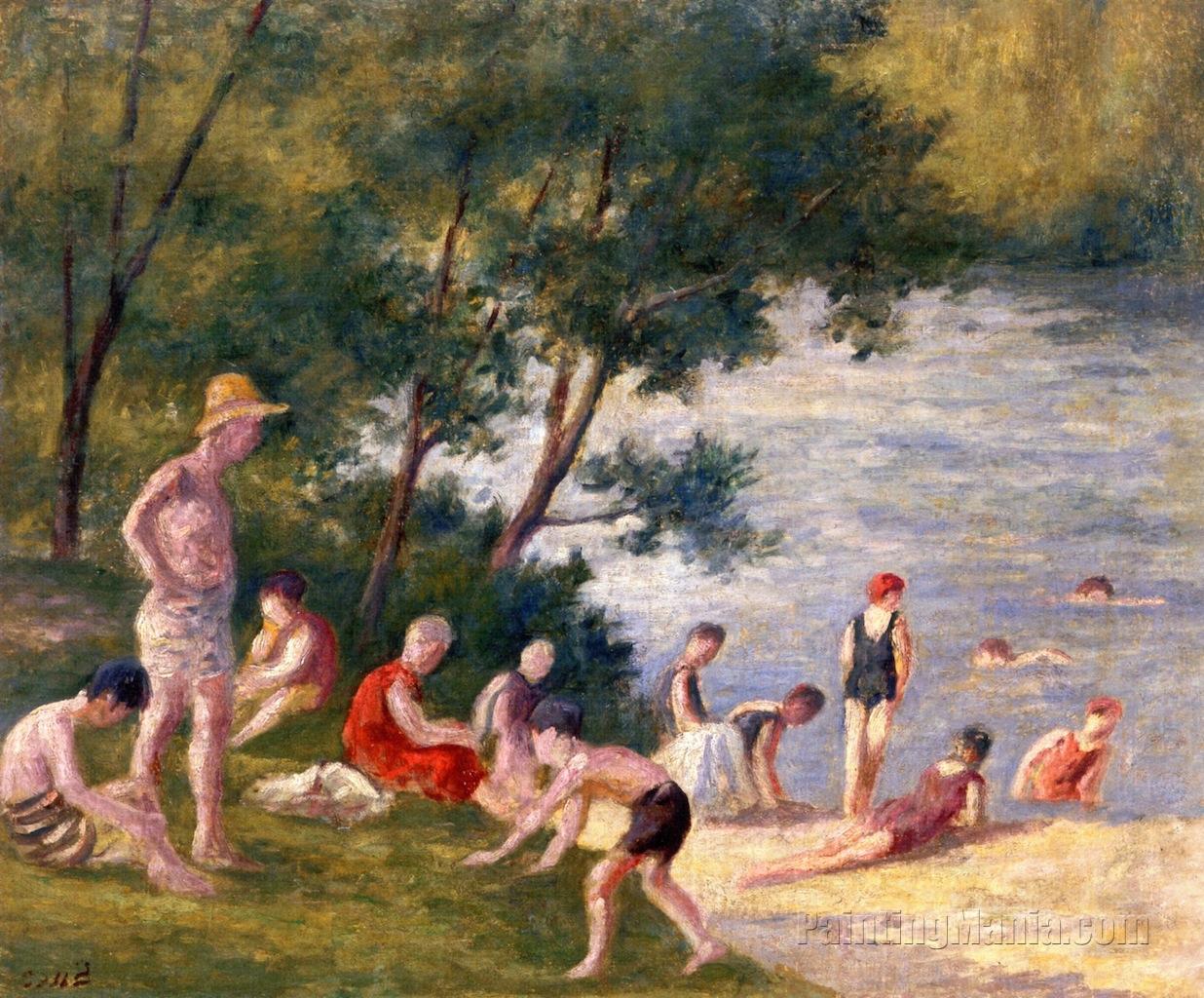 Bathing at Mericourt