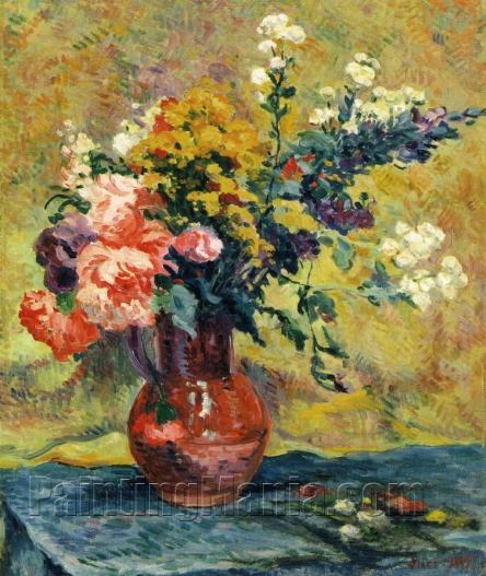 Bouquet of Flowers in a Vase 1905