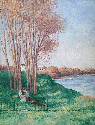 Landscape (with Two Figures)