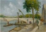 The Bridge of Carrousel and the Quai Voltaire, Paris