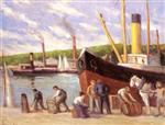 Honfleur, Tugboats at the Dock