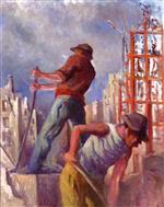 Workers on a Building Site