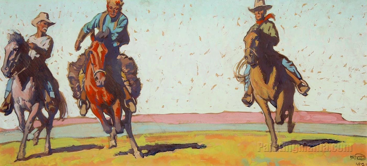 Cowboys on the Plain