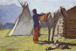 Flathead Indian and Pony