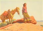 Woman; Navajos, Canyon de Chelly